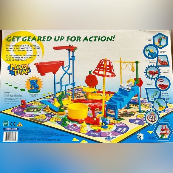 MOUSE TRAP Board Game 2005 Milton Bradley NEW Factory Sealed HASBRO - Picture 2 of 4
